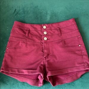 Refuge High Waist 3 button Shorts - size 2